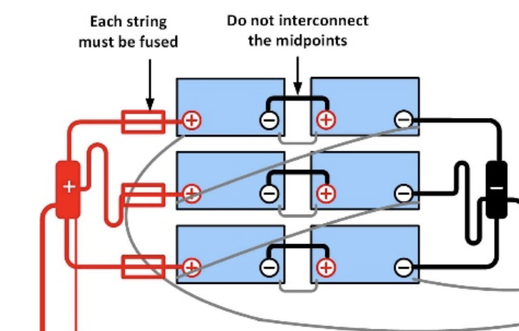 Connecting Batteries In Parallel Diagram